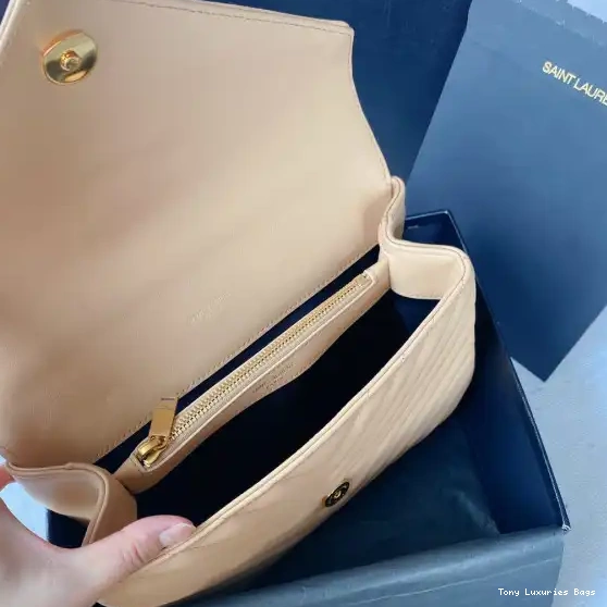 Tony Luxuries Medium shoulder leather YSL bag-24*17*6.5cm 0616